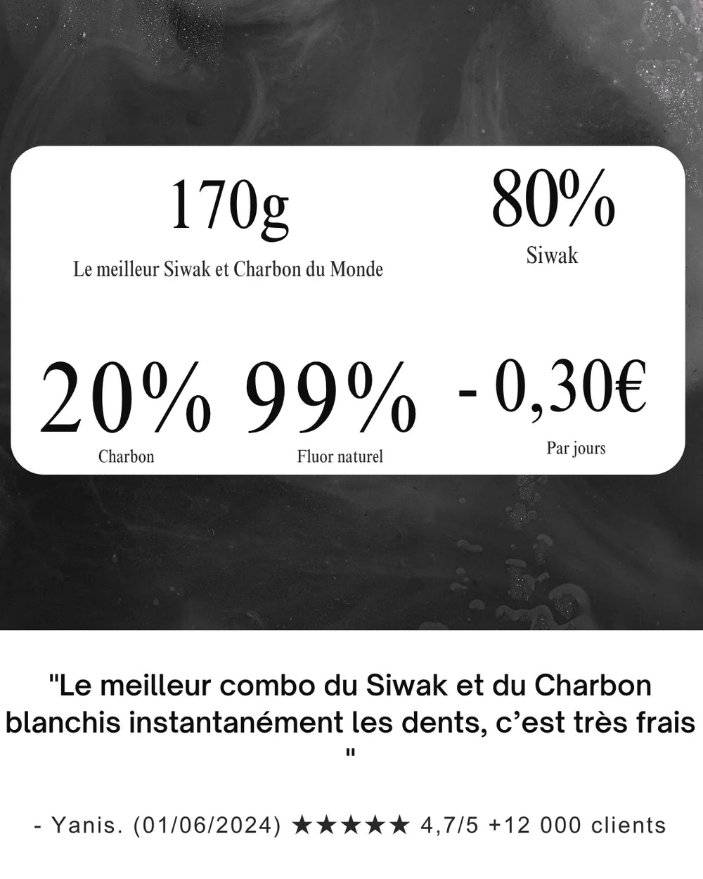 Miswak Charbon XXL 170g