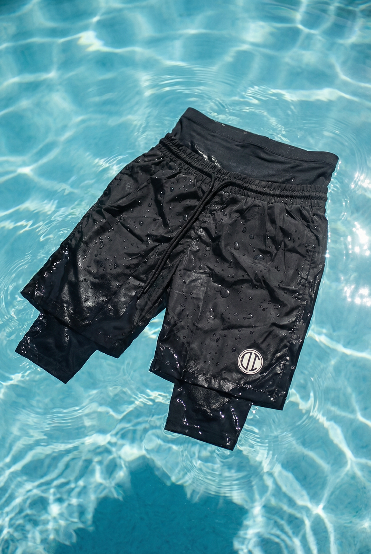 Awrah Cover Shorts - Navy Blue